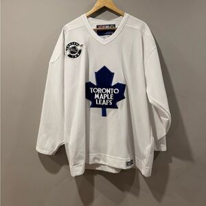 Vtg CCM Centre Ice Toronto Maple Leafs Practice NHL Hockey Jersey